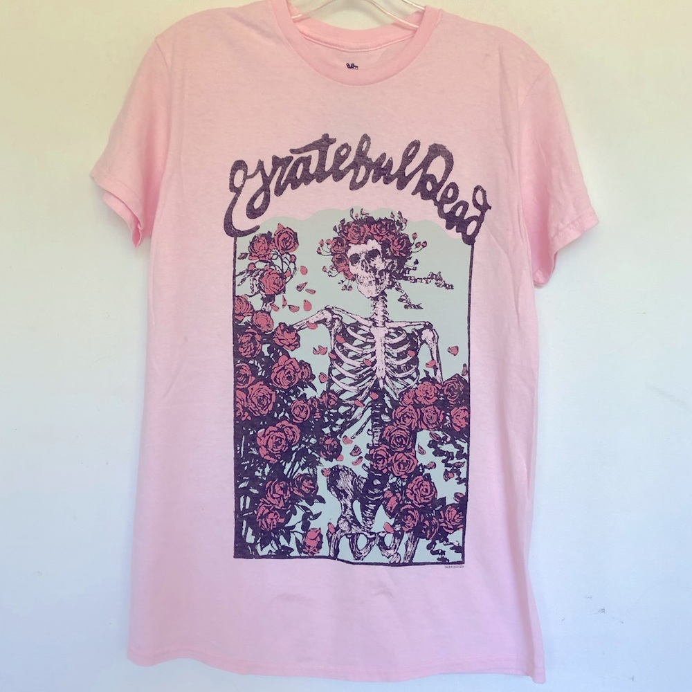 Grateful Dead Tee Pink T shirt
